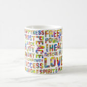 Worte des Geistes / positives Denken 1 Kaffeetasse (Mittel)