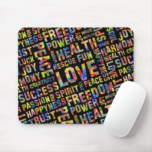 Worte des Geistes / positives Denken 1 Mousepad (Mit Mouse)