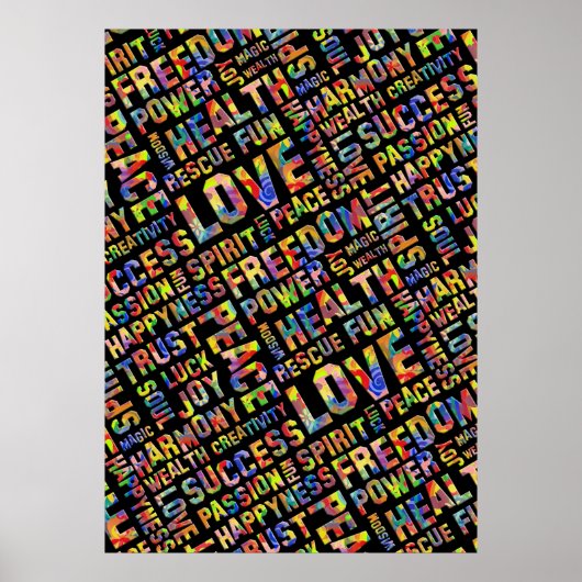 Worte des Geistes / positives Denken 1 Poster (Vorne)