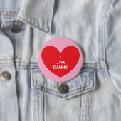 Worte des Herzens: Rot & Pink Button (Beispiel)