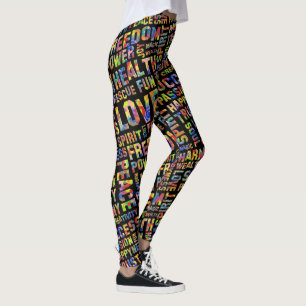 Worte des spirituellen Weges / Positive Gedanken 1 Leggings