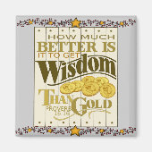 Worte des Weisheitsmagazins Magnet (Vorne)