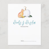 Worte des Weisheitsratgebers Fall Pumpkin Fox (Vorderseite)