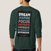 "Worte des Wunders" Sweatshirt (Rückseite)