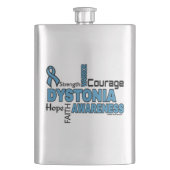 Worte... Dystonie Flachmann (Vorderseite)