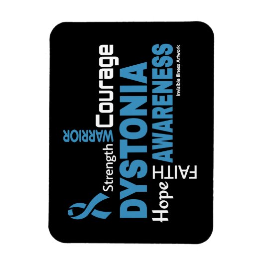 Worte... Dystonie Magnet (Vertikal)