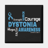 Worte... Dystonie Magnet (Vorne)