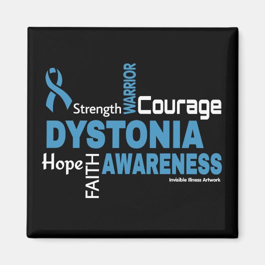 Worte... Dystonie Magnet (Vorne)