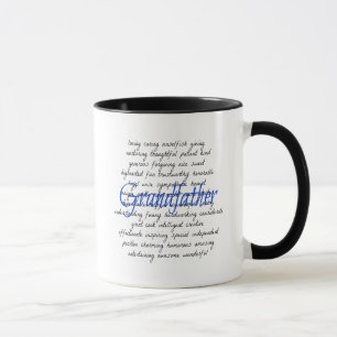 Worte für Großvater Tasse