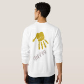 Worte für kleine Herzen inspirierend Sweatshirt (Schwarz voll)