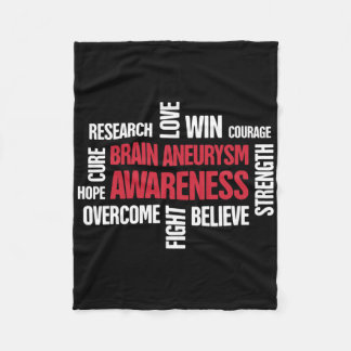 Worte Gegenwart Gehirnaneurysma Bewusstsein Fleecedecke