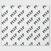 Worte Geschenkpapier (Flach)