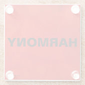 Worte Glasuntersetzer (Rückseite)