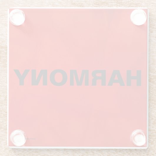 Worte Glasuntersetzer (Rückseite)