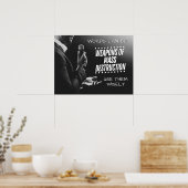 Worte können Massenvernichtungswaffen sein - die A Poster (Küche)