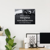 Worte können Massenvernichtungswaffen sein - digit Poster (Heimbüro)