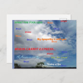 Worte können nicht ausdrücken.. postkarte (Vorne/Hinten)