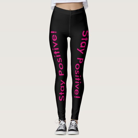Worte Leggings (Vorderseite)