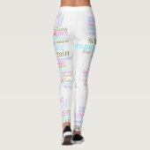 Worte Leggings (Rückseite)