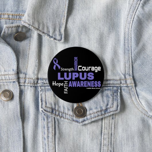 Worte... Lupus Button (Beispiel)