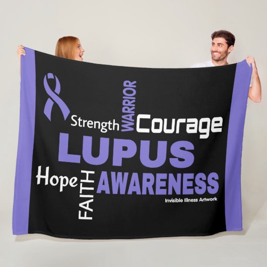 Worte... Lupus Fleecedecke (Beispiel)