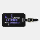 Worte... Lupus Gepäckanhänger (Vorderseite horizontal)