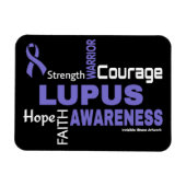 Worte... Lupus Magnet (Horizontal)