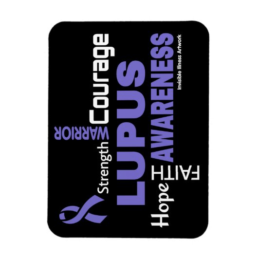 Worte... Lupus Magnet (Vertikal)