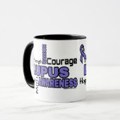 Worte... Lupus Tasse (Vorderseite Links)