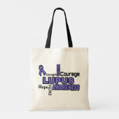 Worte... Lupus Tragetasche (Rückseite)