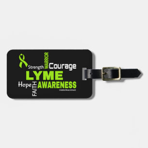 Worte... Lyme Gepäckanhänger