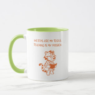Worte meine Werkzeuge Lehre meine Leidenschaft Erz Tasse