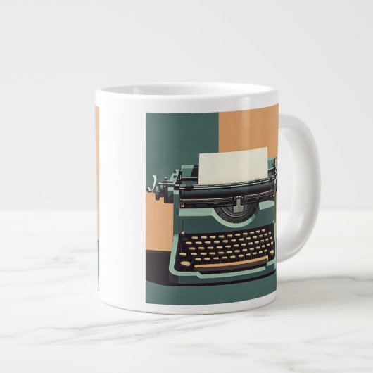 Worte nehmen Form an Jumbo-Tasse (Vorderseite Rechts)