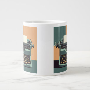 Worte nehmen Form an Jumbo-Tasse