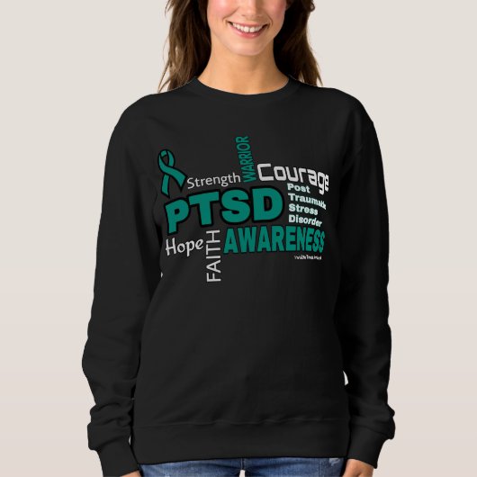Worte...PTSD Sweatshirt (Vorderseite)
