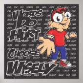 Worte schaden Poster (Vorne)