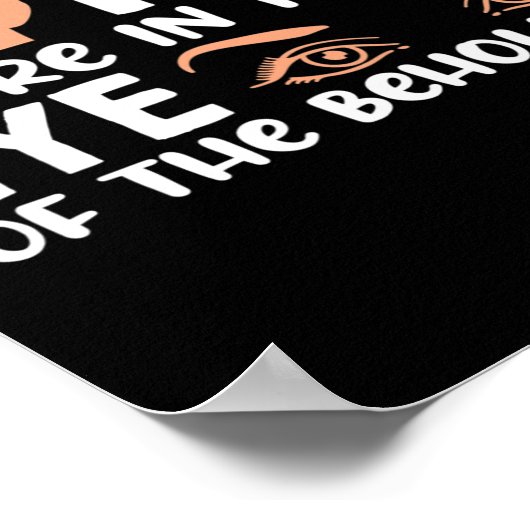 Worte sind im Auge des Betrachters von American Si Poster (Ecke)