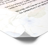 Worte sind nie genug - Gedichte ermutigen Poster (Ecke)