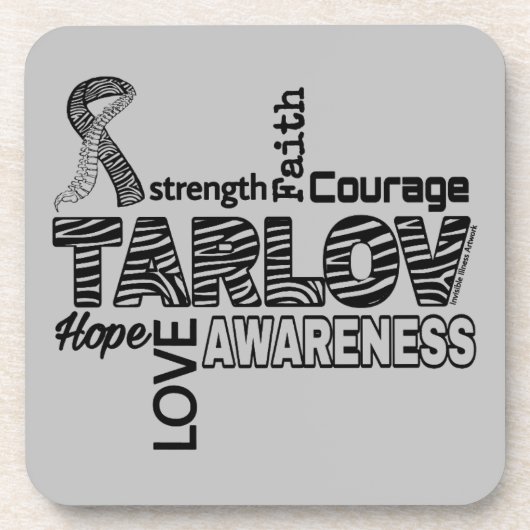 Worte... Tarlov-Zyste Getränkeuntersetzer (Vorderseite)