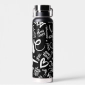 Worte Trinkflasche (Rückseite)