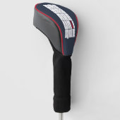 Worte Vater Sie sind einzigartig Golf Headcover (angewinkelt)