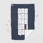 Worte Vater Sie sind einzigartig Golfhandtuch (Insitu)