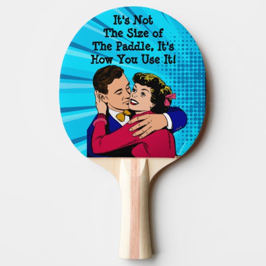 Worte von Weisheit Funny Comic Lover's Zitat Tischtennis Schläger (Rückseite)