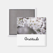 Worte zum Leben durch: Dankbarkeit- Magnet (Vorderseite/Rückseite)