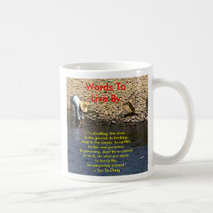 Worte zum Leben durch —Tao Te Ching Guilin 2002 Fr Kaffeetasse