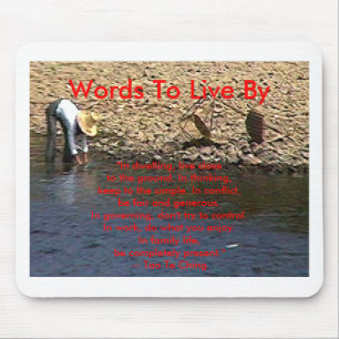 Worte zum Leben durch —Tao Te Ching Guilin 2002 Fr Mousepad