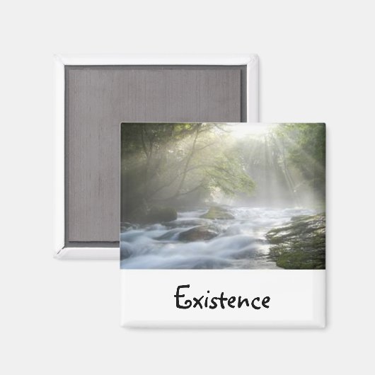 Worte zum Leben: Existenz Magnet (Vorderseite/Rückseite)