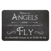 Worte zum Leben - Frauen sind Engel-Magnet Magnet (Horizontal)