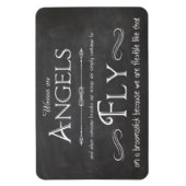 Worte zum Leben - Frauen sind Engel-Magnet Magnet (Vertikal)