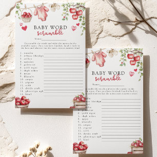 'Wortelsalat' Baby Shower-Spiel